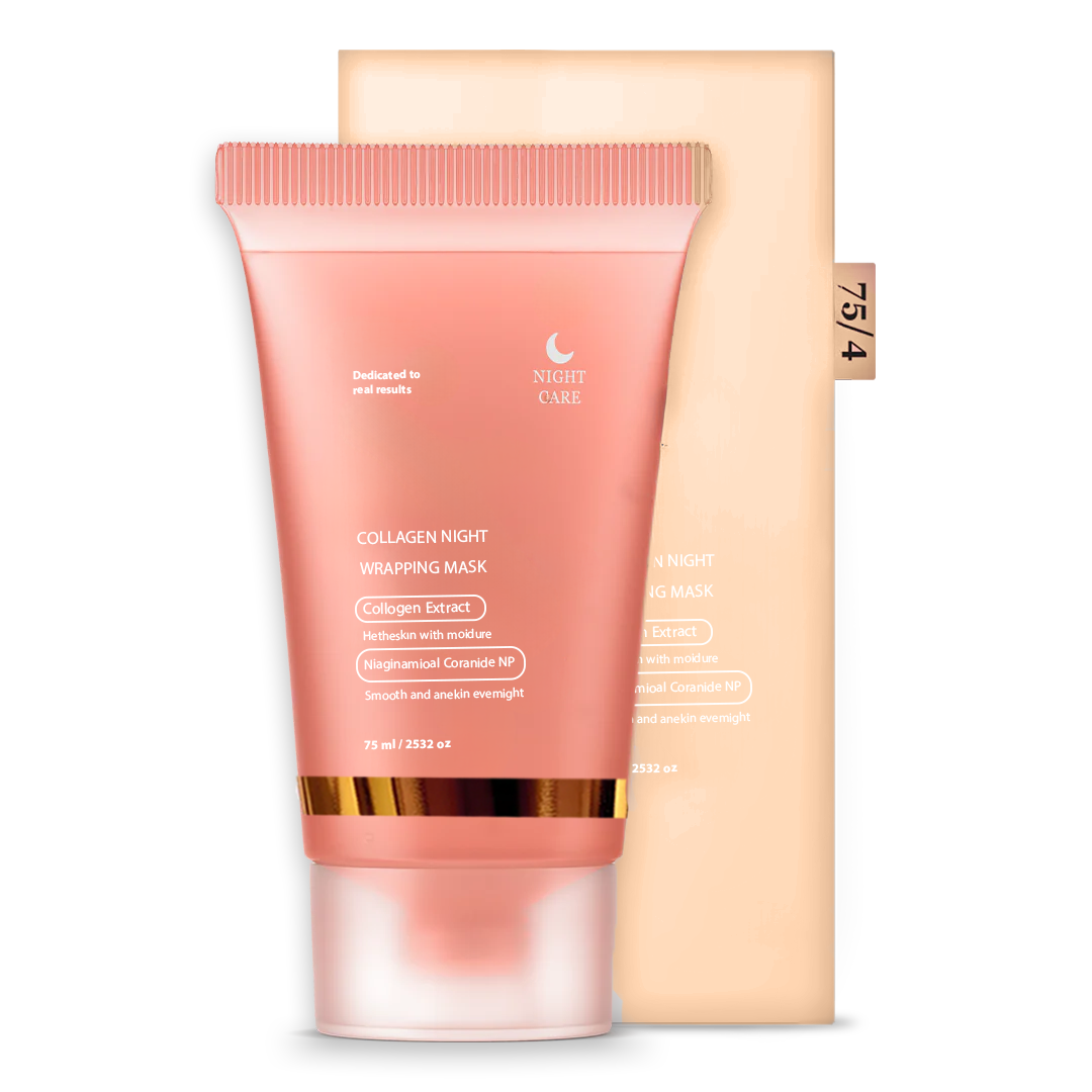 ماسك ليلي بالكولاجين لتجديد البشرة – جل قابل للتقشير ✨